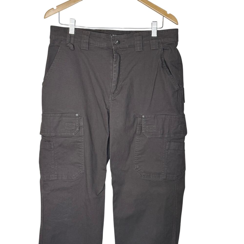 Duluth Trading Men's Brown DuluthFlex Fire Hose Cargo Work Pants 34x32 - Picture 7 of 8